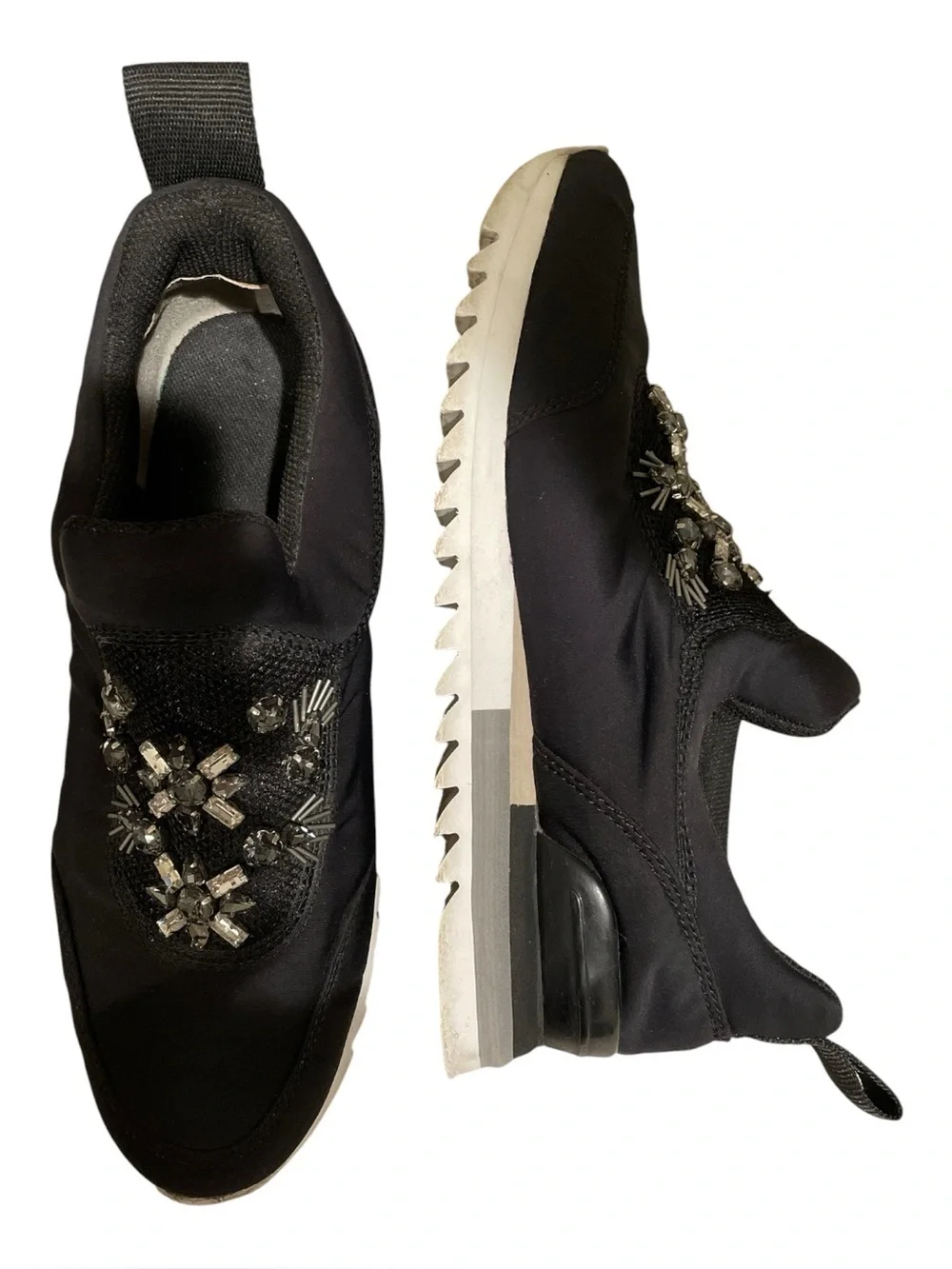 Tory Burch Rosas Embellished Sneakers | Black